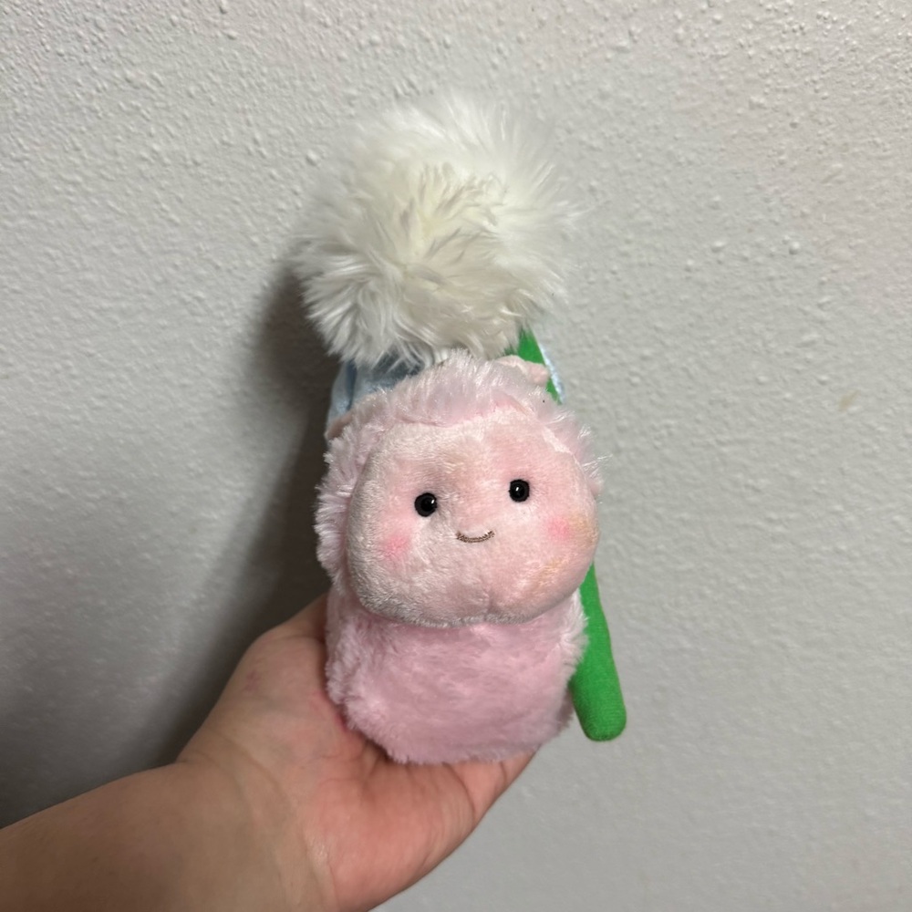 Aurora Rainy Day Snail Dandelion Pink Blue 2017 Plush Stuffed Animal Rare kawaii